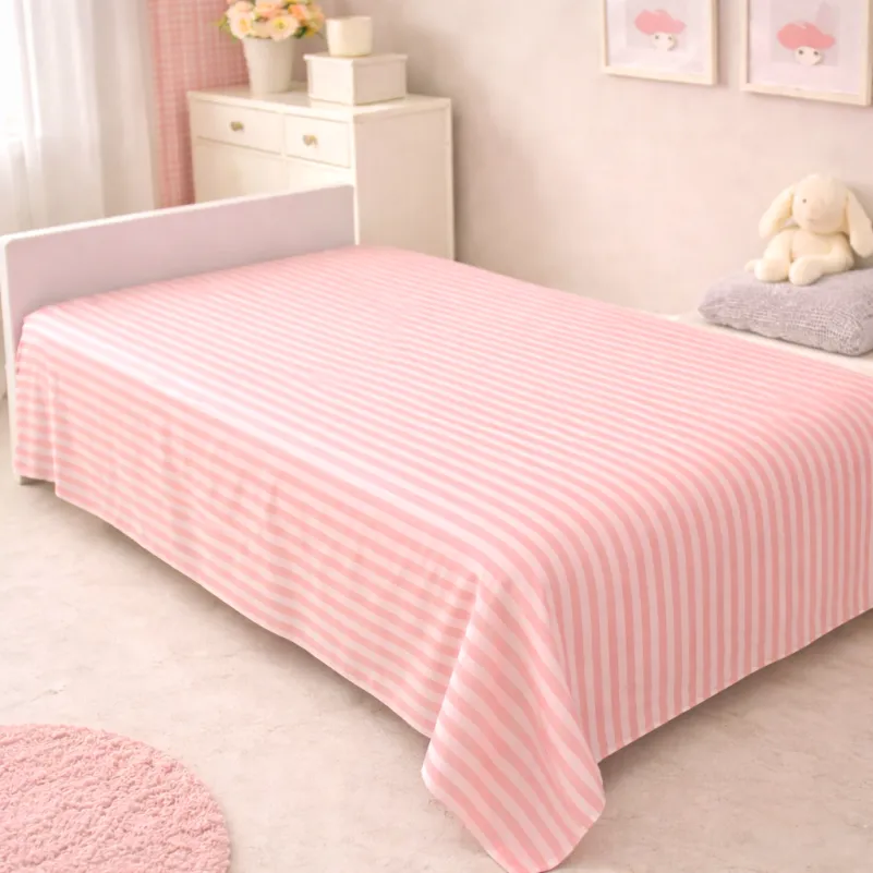 Комплект постельного белья  Бязь JUNIOR 17-0607 Stripe Pink - 5
