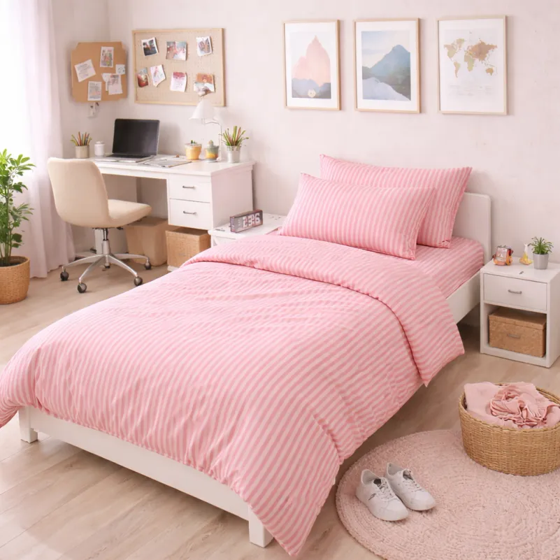 Комплект постельного белья Бязь TEENAGER 17-0607 Stripe Pink
