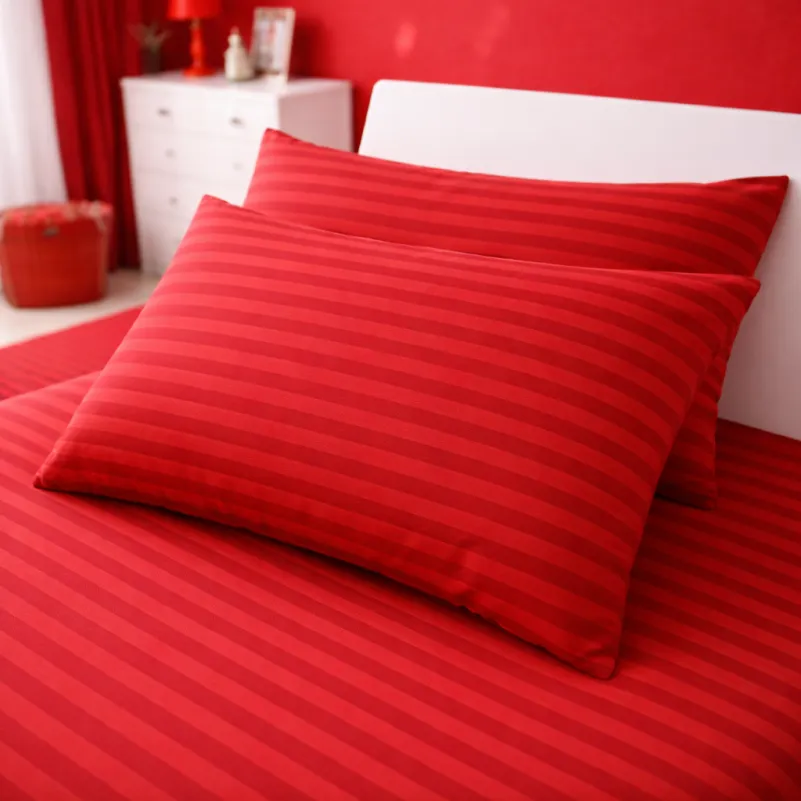 Комплект постельного белья  Бязь JUNIOR 17-0608 Stripe Red - 4