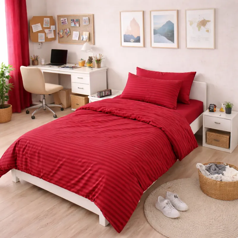  Комплект постельного белья Бязь TEENAGER 17-0608 Stripe Red