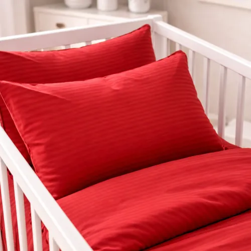 Комплект постельного белья Ranforce Elite LITTLE KIDS 17-0608 Stripe Red - 5