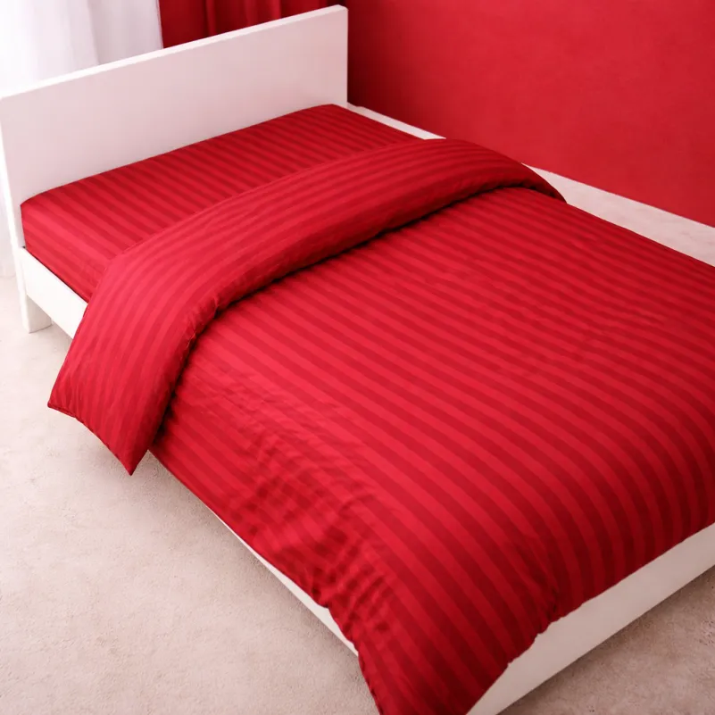 Комплект постельного белья  Бязь JUNIOR 17-0608 Stripe Red - 6