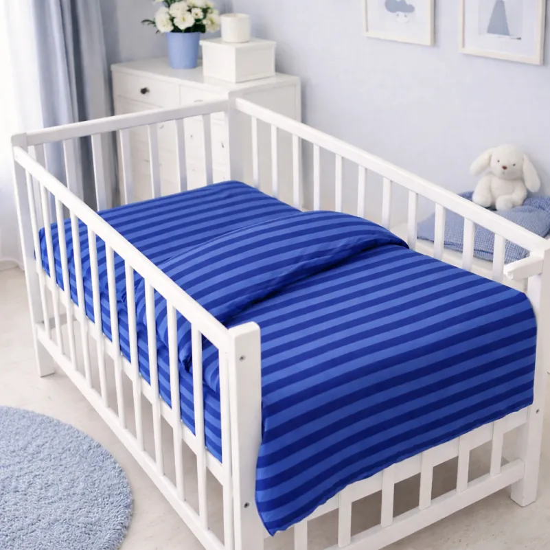 Комплект постельного белья Ranforce Elite LITTLE KIDS 17-0609 Stripe Blue - 5