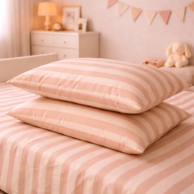 Комплект постельного белья  Бязь JUNIOR 17-0610 Stripe Light Brown - 4