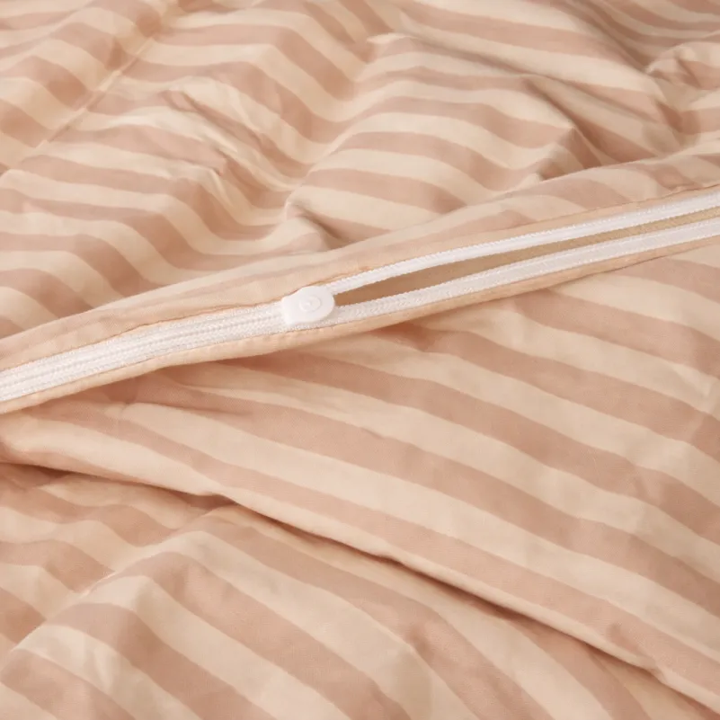 Комплект постельного белья  Бязь JUNIOR 17-0610 Stripe Light Brown - 8