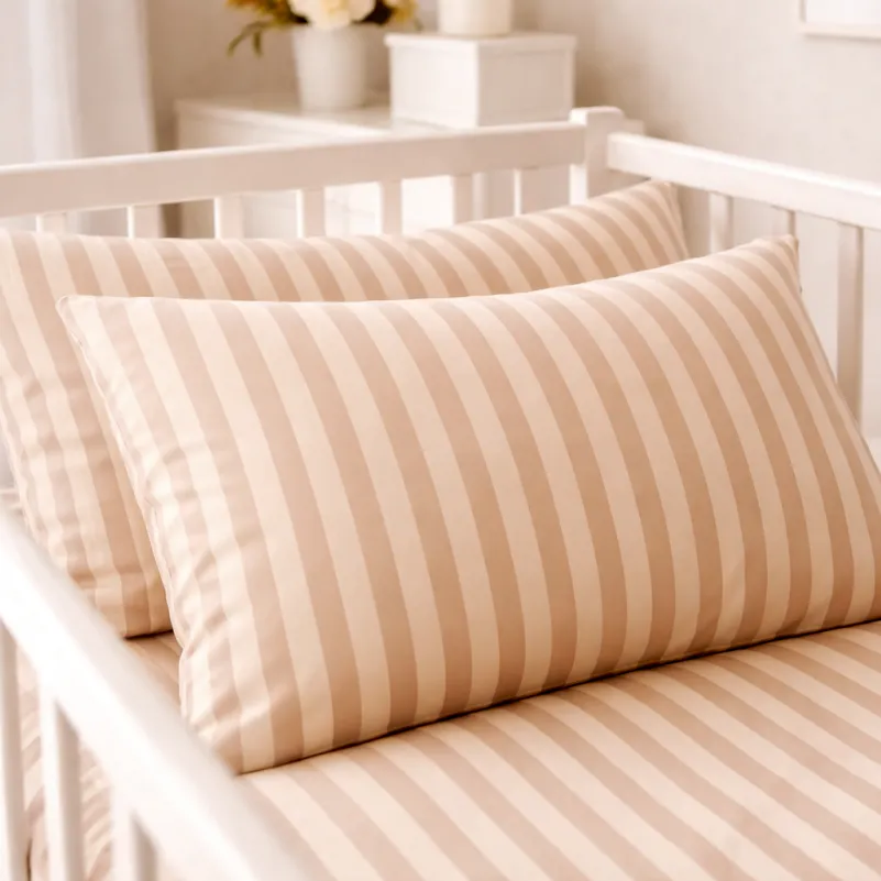 Комплект постельного белья Бязь LITTLE KIDS 17-0610 Stripe Light Brown - 4