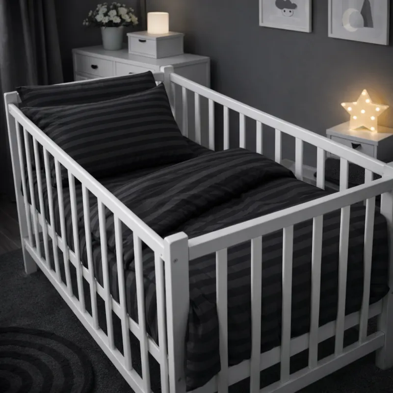 Комплект постельного белья Ranforce Elite LITTLE KIDS 17-0611 Stripe Black