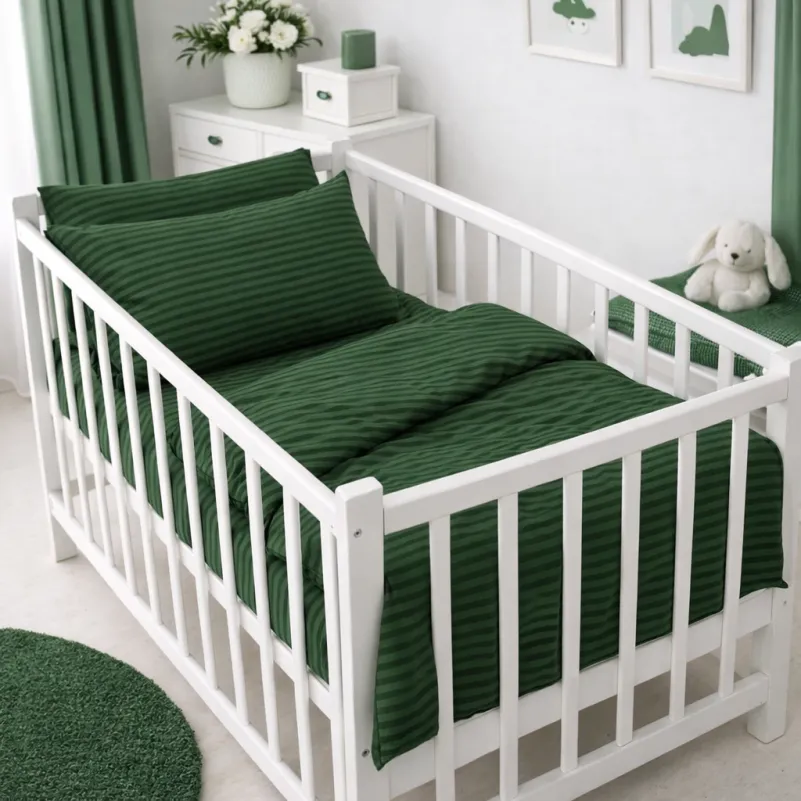 Комплект постельного белья Ranforce Elite LITTLE KIDS 17-0612 Stripe Emerald