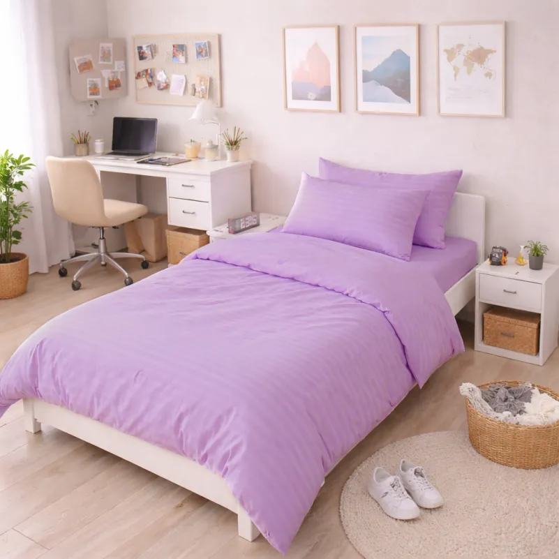 Комплект постельного белья Бязь TEENAGER 17-0618 Stripe Purple