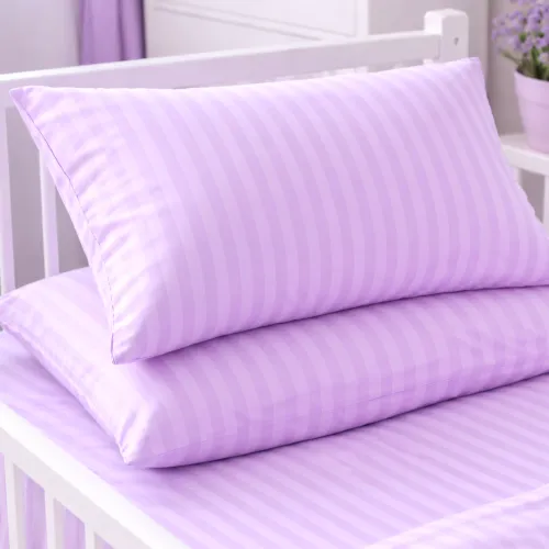 Комплект постільної білизни Бязь LITTLE KIDS 17-0618 Stripe Purple - 5