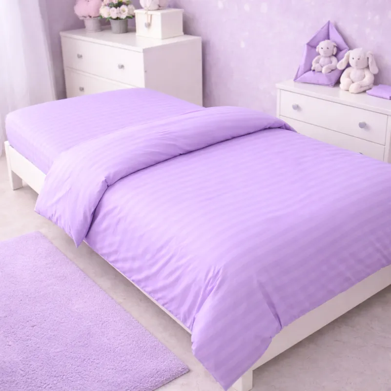 Комплект постельного белья  Бязь JUNIOR 17-0618 Stripe Purple - 6