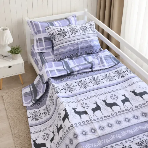 Комплект постельного белья Ranforce Elite TEENAGER 17-0654 Reindeer