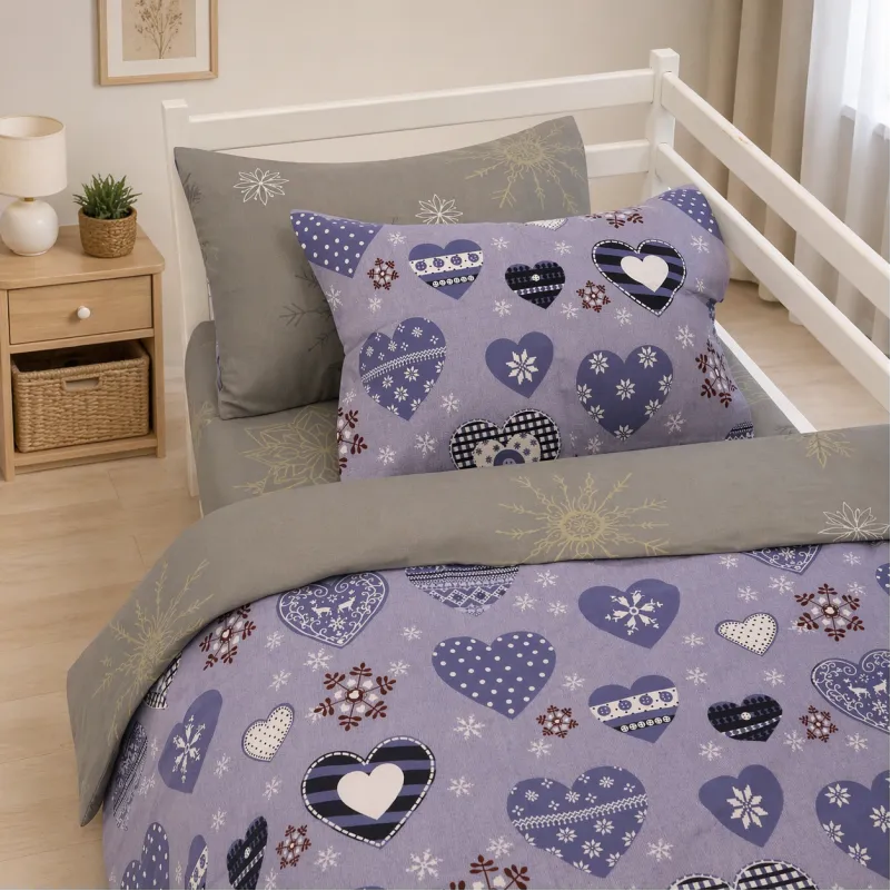 Комплект постельного белья Бязь JUNIOR 17-0655 Snowflake