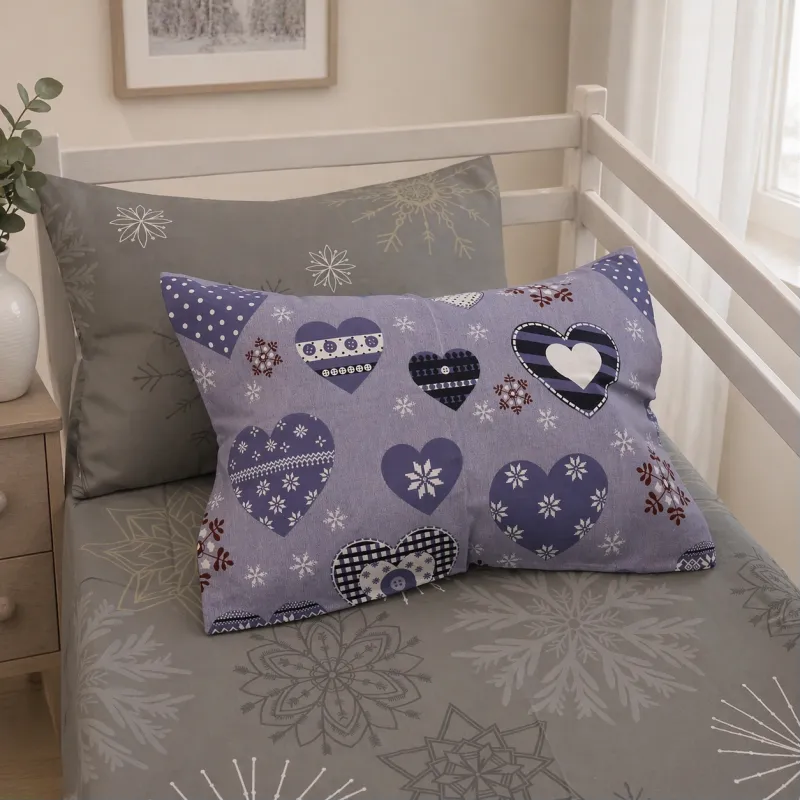 Комплект постельного белья Бязь JUNIOR 17-0655 Snowflake - 4