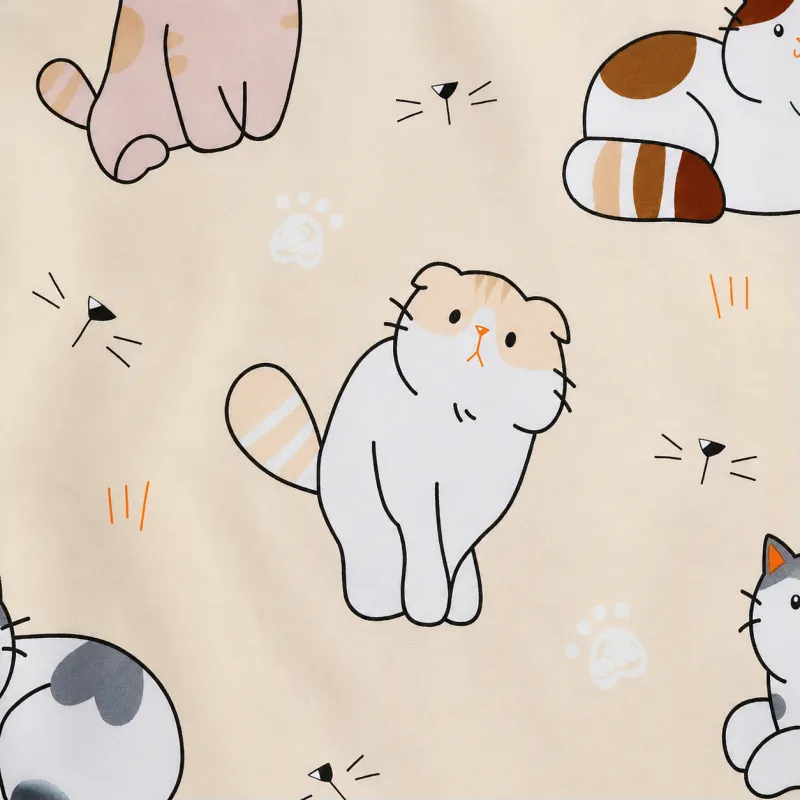 Комплект постельного белья Бязь BABY 17-0665 Cream Kittens Фото - 8
