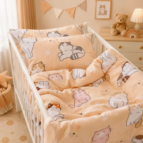 Комплект постельного белья Ranforce Elite LITTLE KIDS 17-0665 Cream Kittens - 1