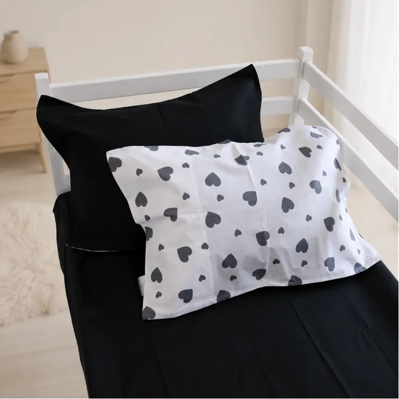 Комплект постільної білизни Ranforce Elite TEENAGER 17-0669 Black and White Love - 4