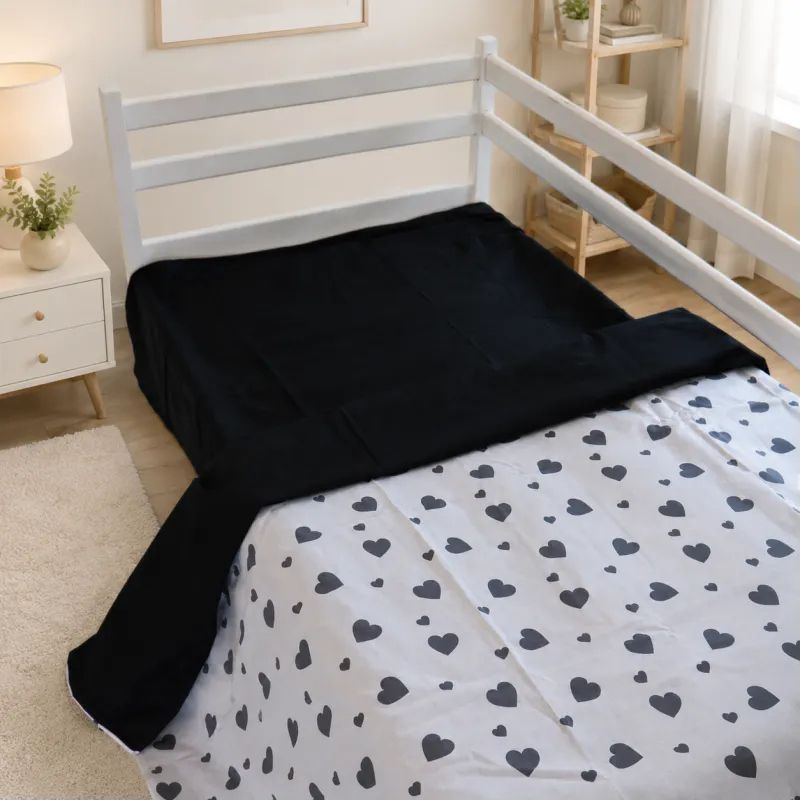 Комплект постільної білизни Ranforce Elite TEENAGER 17-0669 Black and White Love Фото - 7