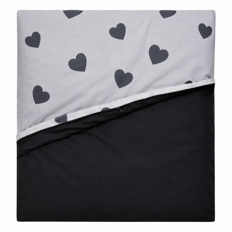 Комплект постільної білизни Ranforce Elite TEENAGER 17-0669 Black and White Love Фото - 8