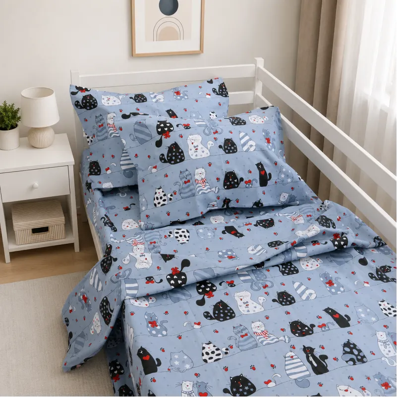 Комплект постельного белья Бязь TEENAGER 17-0671 With Love, Cats