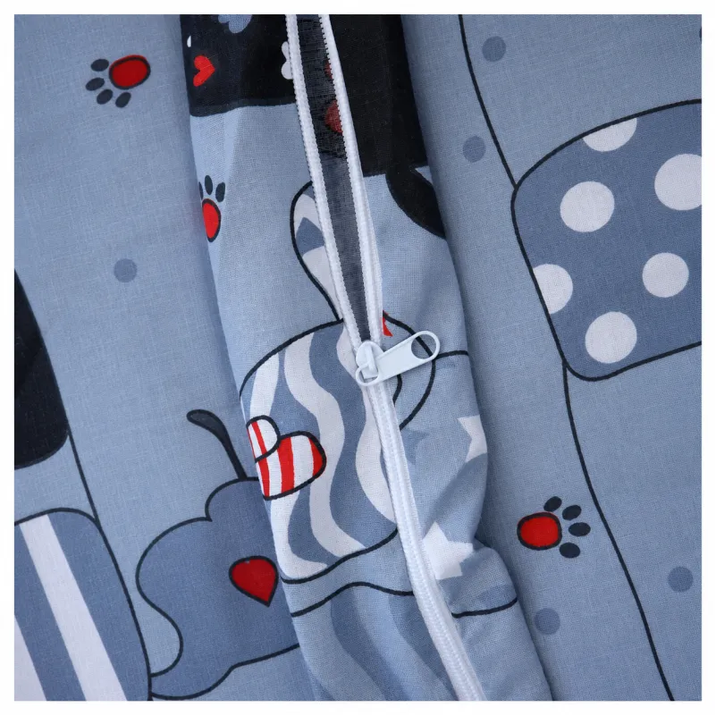 Комплект постельного белья Бязь JUNIOR 17-0671 With Love, Cats Фото - 8