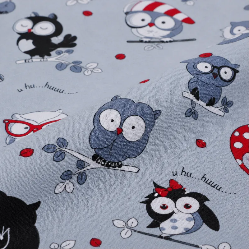 Комплект постельного белья Бязь JUNIOR 17-0672 Silver Owlets Фото - 9