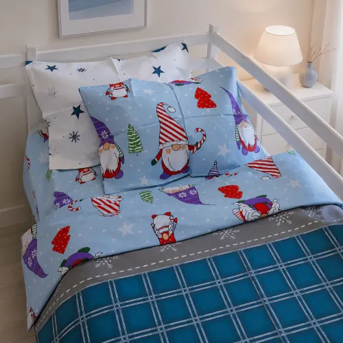 Комплект постельного белья Бязь JUNIOR 17-0679 Winter Wishes - 1
