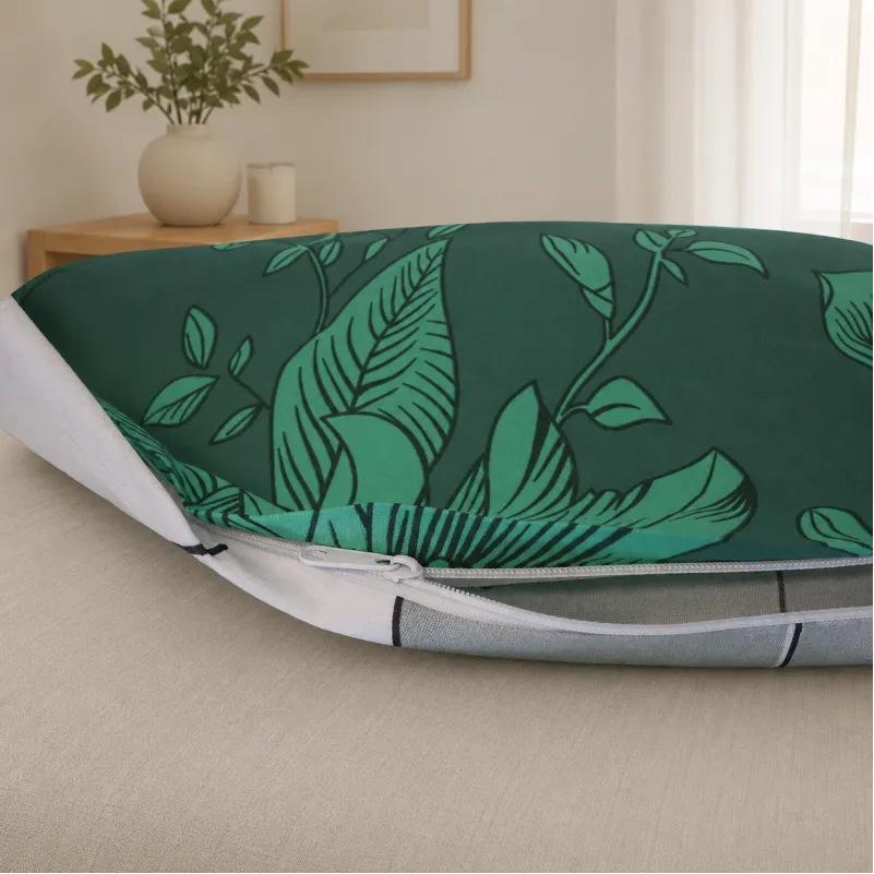 Комплект постельного белья Ranforce Elite TEENAGER 17-0718 Emerald Foliage Фото - 9