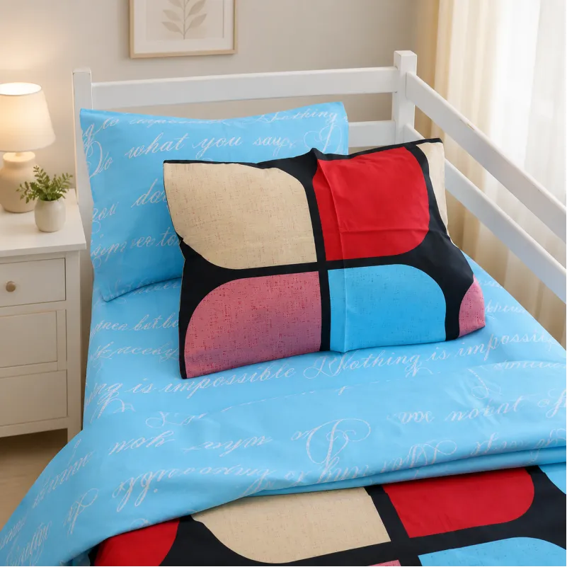 Комплект постільної білизни Ranforce Elite TEENAGER 17-0747 Turquoise Details - 4