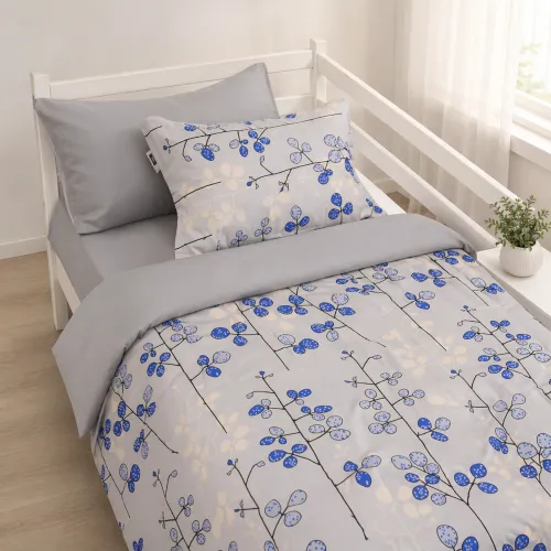 Комплект постельного белья Ranforce Elite TEENAGER 17-0749 Grey Garden