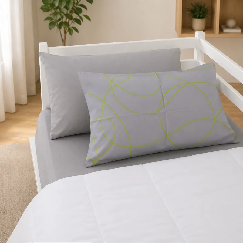 Комплект постільної білизни Бязь TEENAGER 17-0761 Leafy lines - 4