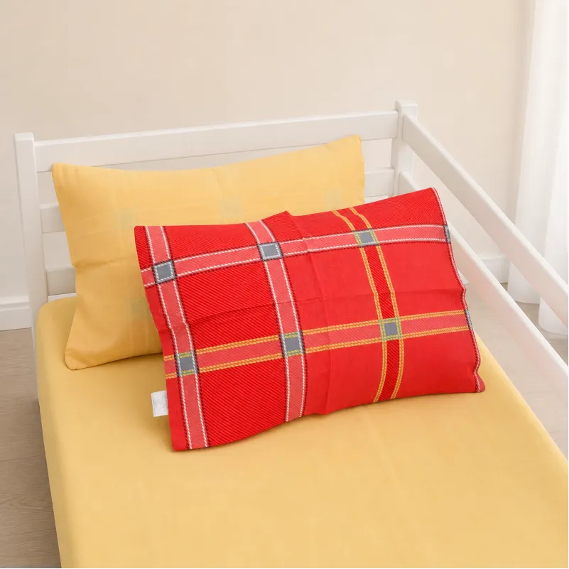 Комплект постільної білизни Ranforce Elite TEENAGER 17-0765 Checkered red - 4