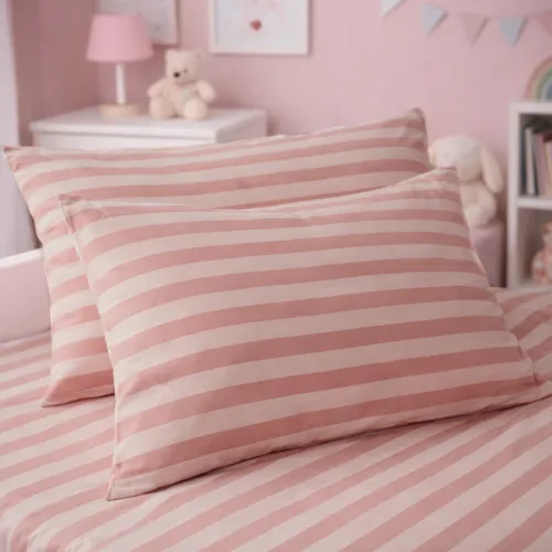 Комплект постельного белья Ranforce Elite TEENAGER 17-0773 Nude stripes - 5