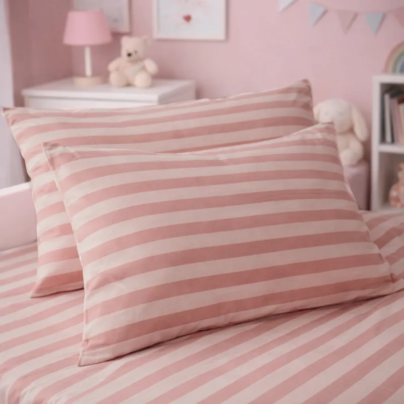 Комплект постельного белья Бязь JUNIOR 17-0773 Nude stripes - 4