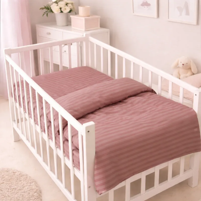 Комплект постельного белья Ranforce Elite LITTLE KIDS 17-0773 Nude stripes - 5