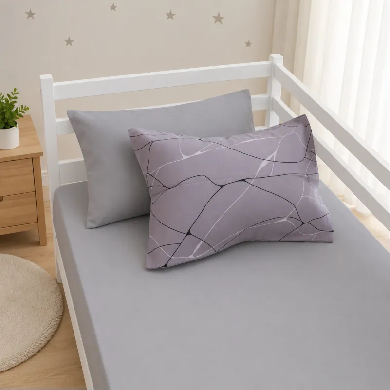 Комплект постільної білизни Бязь TEENAGER 17-0809 Accents gray - 4