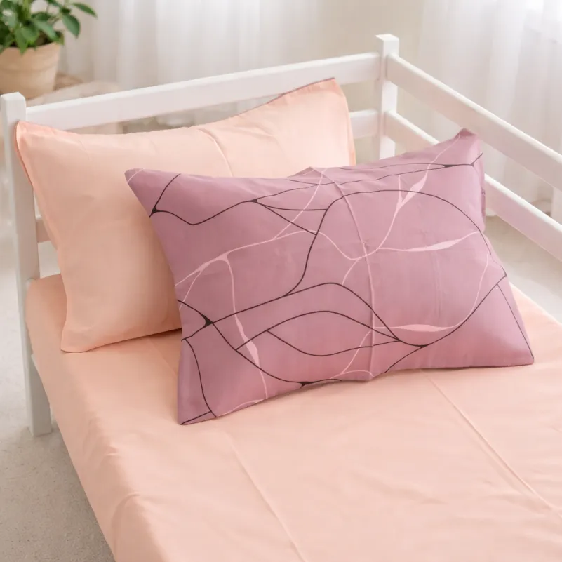 Комплект постельного белья Ranforce Elite TEENAGER 17-0810 Accents pink - 5
