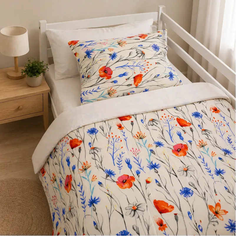 Комплект постельного белья Бязь JUNIOR 17-0814 Poppies