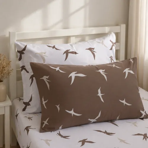 Комплект постельного белья Ranforce Elite JUNIOR 17-0826 Flying birds brown - 5