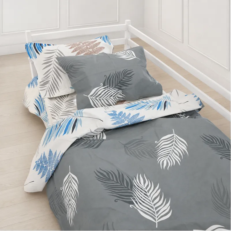 Комплект постельного белья Ranforce Elite TEENAGER 17-0831 Minimalist plant