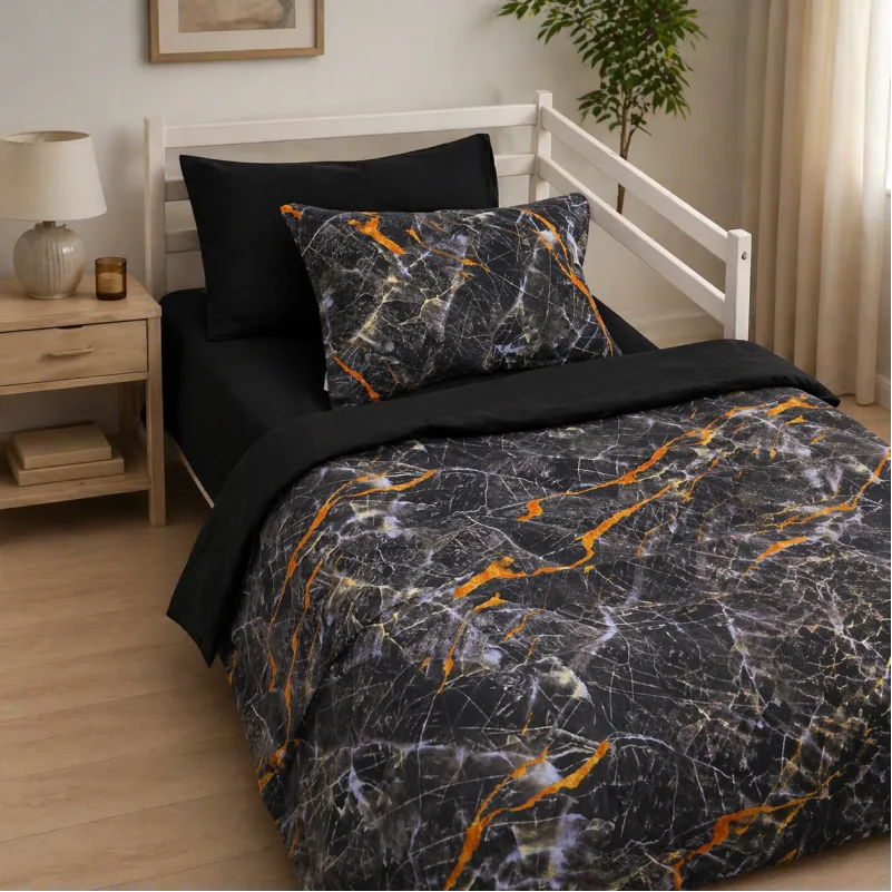 Комплект постельного белья Ranforce Elite TEENAGER 17-0833 Marble texture