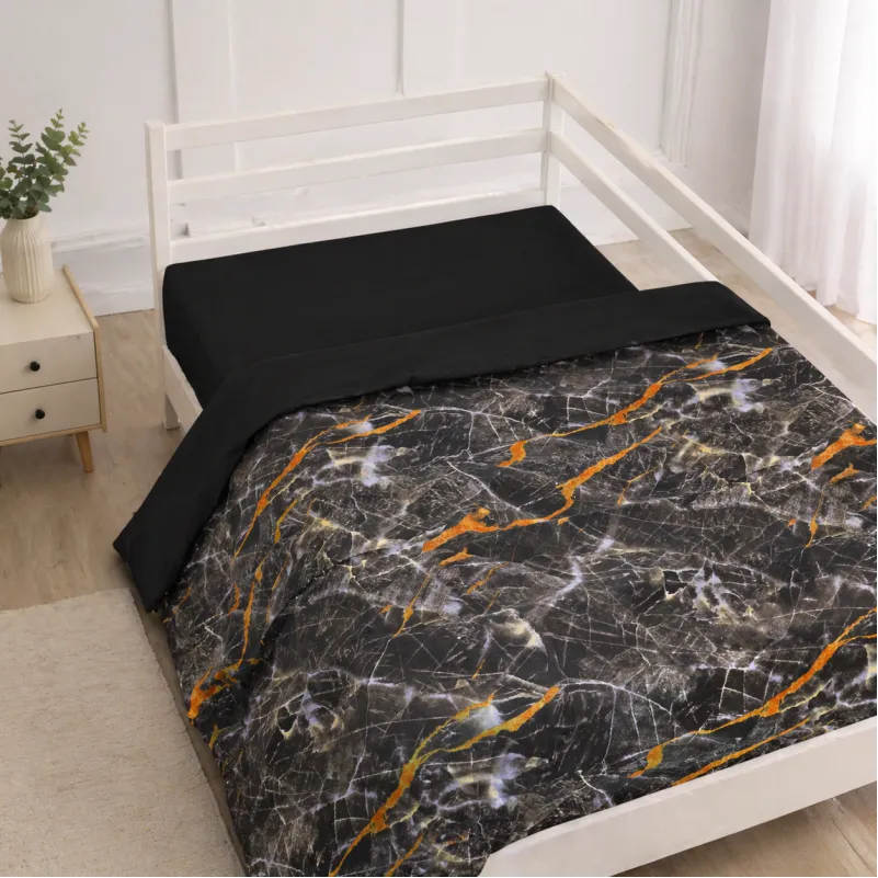 Комплект постельного белья Ranforce Elite TEENAGER 17-0833 Marble texture - 6