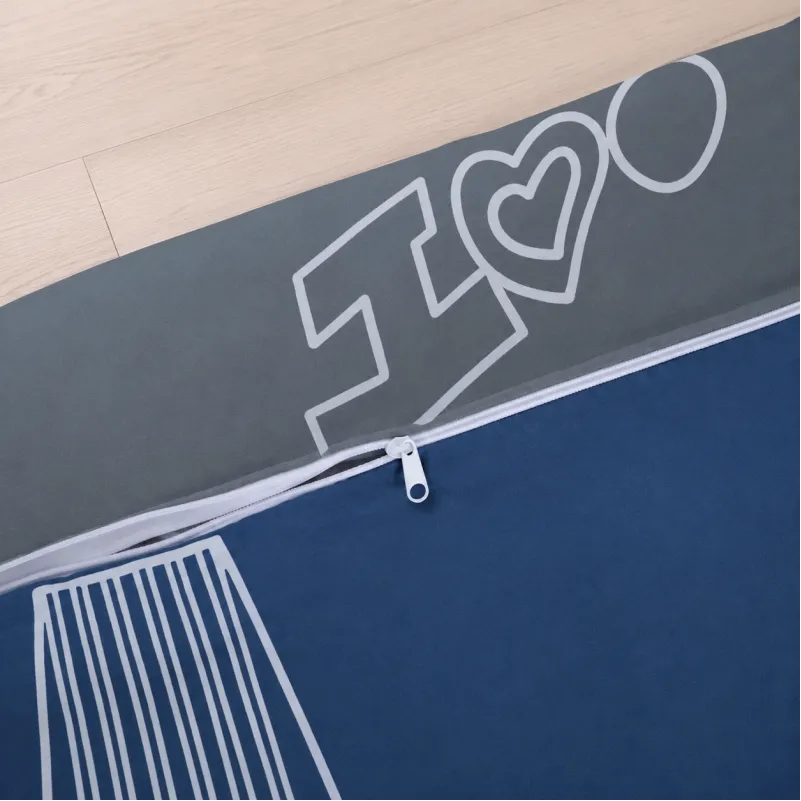 Комплект постільної білизни Бязь JUNIOR 17-0844 Love Notes Фото - 9