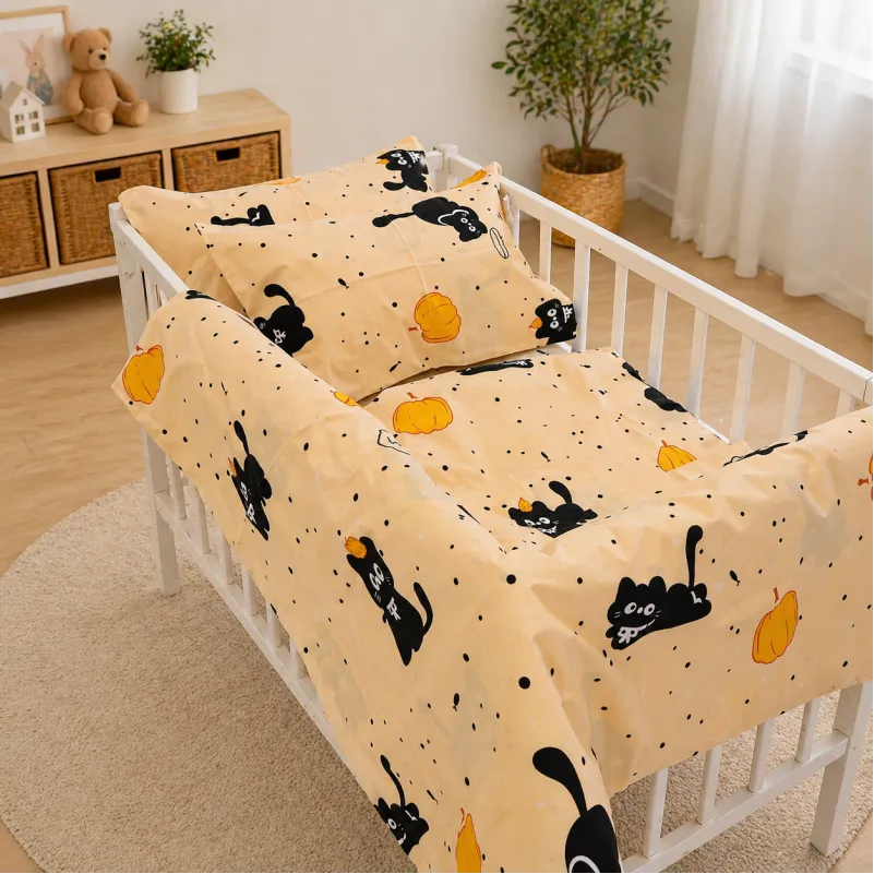 Комплект постельного белья Ranforce Elite BABY 17-0856 Pumpkitty