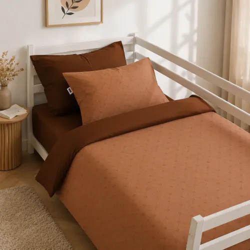 Комплект постельного белья Ranforce Elite JUNIOR 17-0859 Coffee Charm