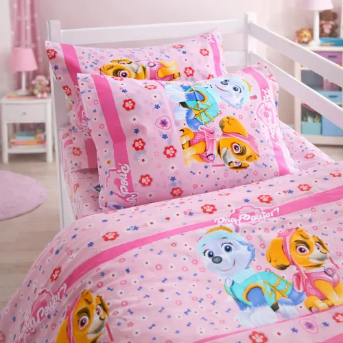 Комплект постельного белья Бязь JUNIOR 17-0860 Paw Patrol Girl Edition