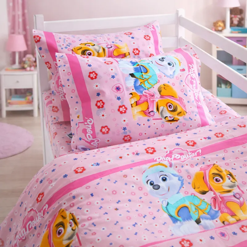 Комплект постельного белья Бязь JUNIOR 17-0860 Paw Patrol Girl Edition