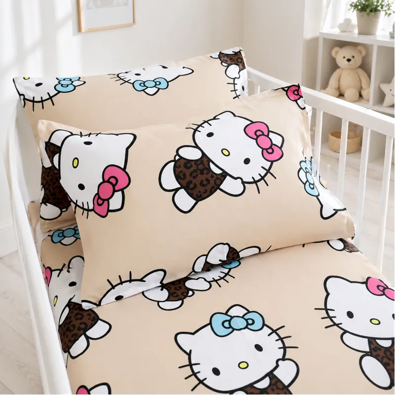 Комплект постельного белья Ranforce Elite BABY 17-0866 Hello Kitty Style - 4