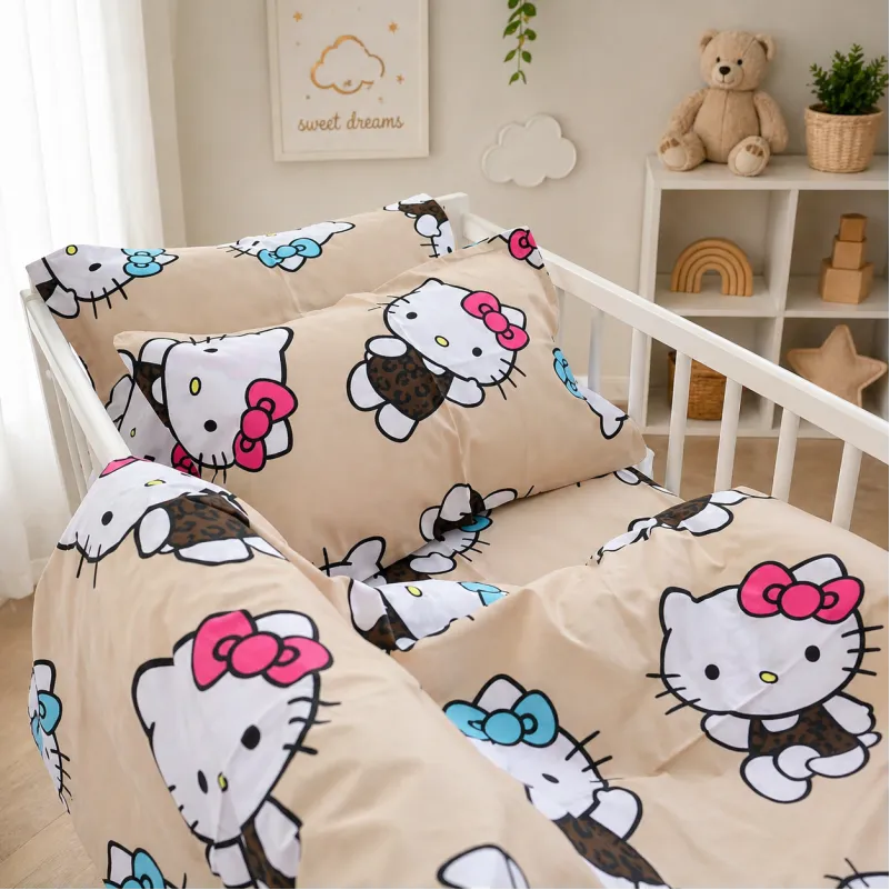 Комплект постельного белья Ranforce Elite BABY 17-0866 Hello Kitty Style Фото - 7