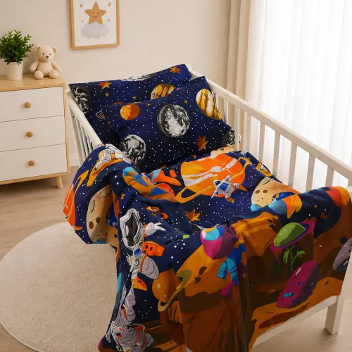 Комплект постільної білизни Ranforce Elite BABY 17-0884 Astro World